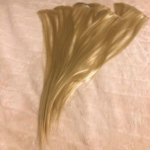 Platinum Blonde Clip In Extensions